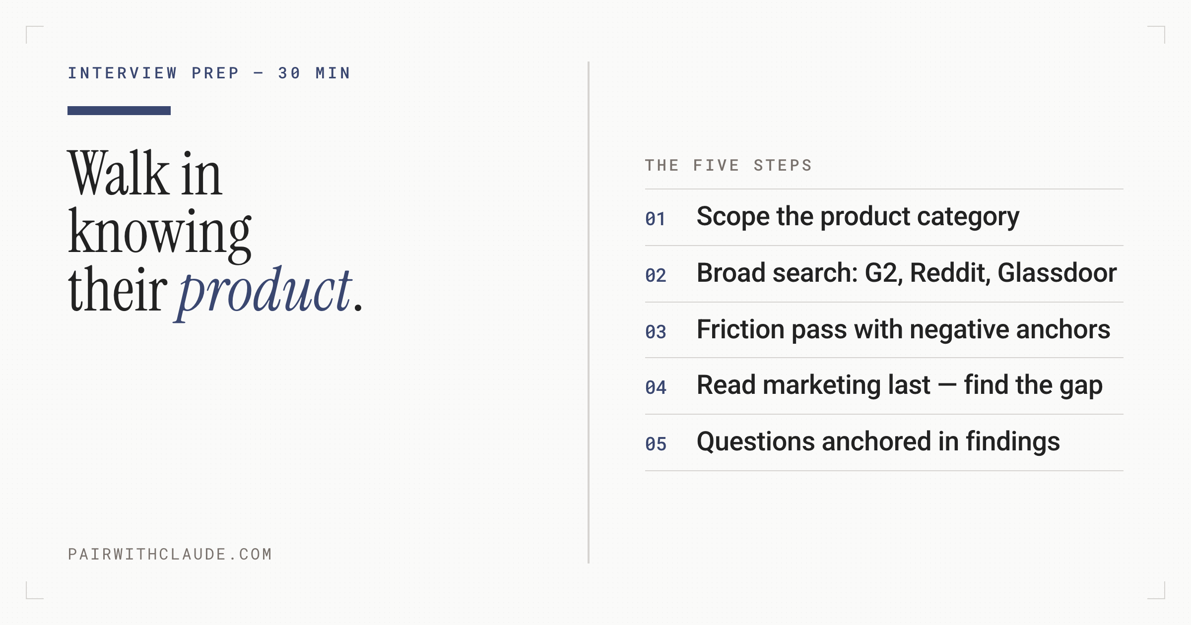 5 Steps